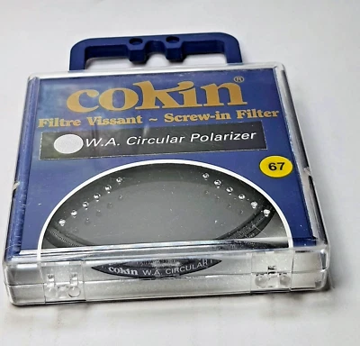 67mm Cokin W.A. Circular Polarizer CPL Lens Filter 67 mm Low Profile Wide Angle - Image 1 of 4