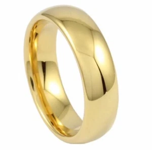 9ct Yellow Gold Filled Ring Him Her Wedding Rings For Couples Matching Men Women - Picture 1 of 6