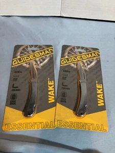 LOT of 2 Guidesman Wake Knives 420 Stainless Steel Folding #MND - Picture 1 of 2