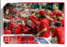 2023 Topps Series 1 Baseball Base #93 LOS ANGELES ANGELS Team Card