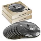 8x Round Coasters in the Box - BW - Rowing Boat River Moon Fantasy  #35998
