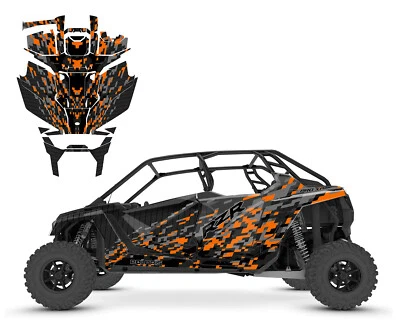 RZR-4 PRO XP PRO R 2020-2022 Kit de envoltura gráfica 24 mil diseño vinilo V1901 camuflaje Foto 1 de 4