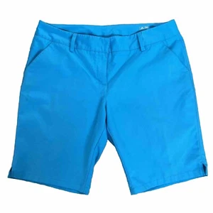 Adidas Climalite Damen blaublau Bermuda Golfshorts Gr. 14 groß 10,5 Zoll Innennaht - Bild 1 von 7