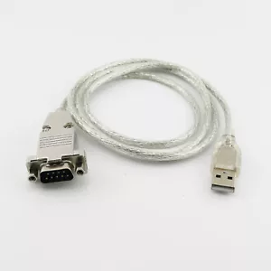 USB to RS232 Serial 9 Pin DB9 COM Port Metal shell Cable Adapter Convertor 3ft - Picture 1 of 7
