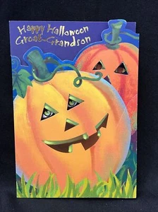 Happy Halloween Great-Grandson Greeting Card w/Envelope - Picture 1 of 3