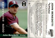 John Benedetti 2000 Grandstand Hudson Valley Renegades #NNO Card *AutographDen*