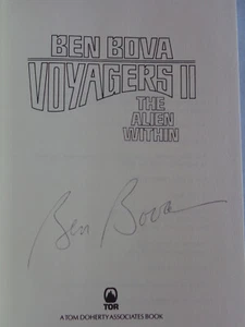 Voyagers II 2 The Alien Within by Ben Bova SIGNED 1st/1st 1986 Hardcover New! - Picture 1 of 5