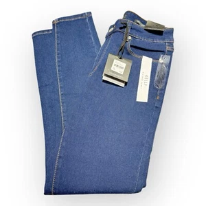 Tahari Women's Kelly MID RISE Skinny Jeans SIZE 8 /29 stretch NEW $98 NIGHT SKY - Picture 1 of 8
