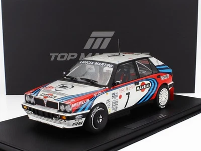 MODELLINO AUTO STATICO TOPMARQUES LANCIA DELTA AURIOL RALLY MONTECARLO 1990 1/12 - Immagine 1 di 4
