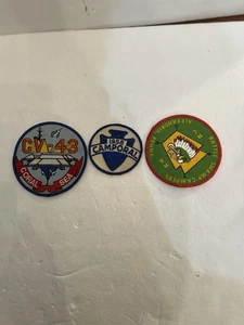 3 toppe vintage USS Coral Sea CV-43 1958 Camporal 4-H palude camper Alessandria PA - Foto 1 di 2