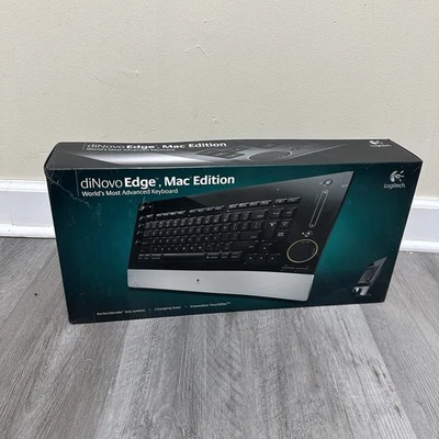 Logitech diNovo Edge Mac Edition – Rare Discontinued Keyboard – Bluetooth - Image 1 of 4
