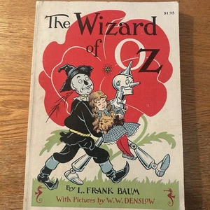Vintage 1956 The Wizard of Oz Paperback L.Frank Baum, pics Denslow so cool - Foto 1 di 8