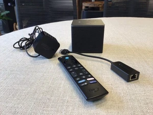 Amazon Fire TV Cube (Latest Gen) + Gigabit Ethernet Adapter | 4K | IPTV - Picture 1 of 12