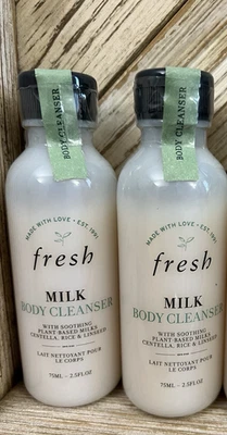 Limpiador corporal de leche fresca 75 ml EA - PAQUETE DE 2 Foto 1 de 2