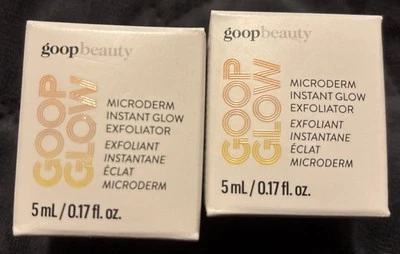 2 - Goop Glow Microderm Instant Glow Exfoliator .17Oz Sample Size BB Date 06/24 - Image 1 of 2