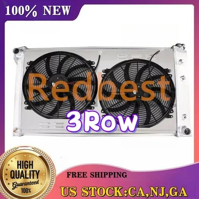 Ventilador de radiador de 3 filas para Chevy/GMC R2500 R3500 V3500 1989-1991 Suburban 7,4 V8 #774 Foto 1 de 4