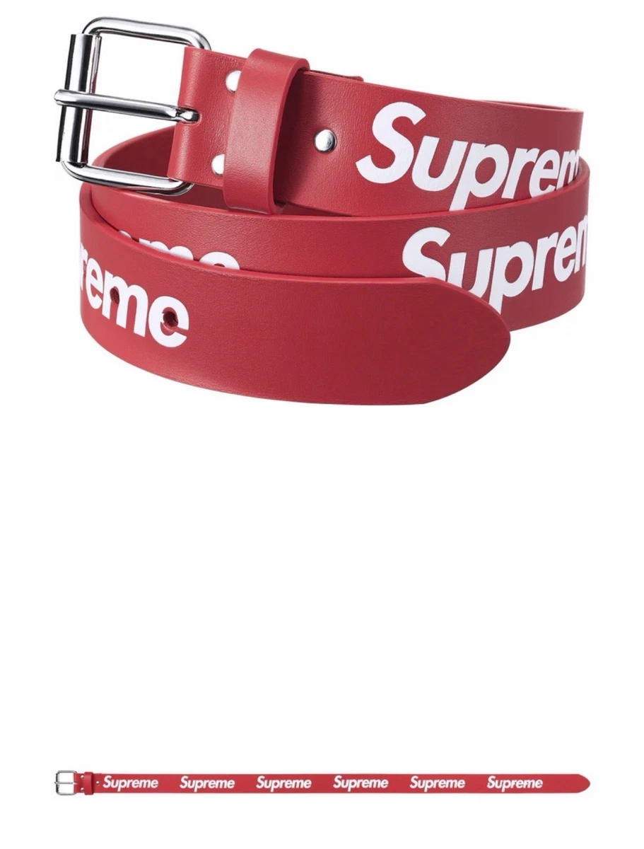 XL Supreme Repeat Leather Belt Floral Supreme Repeat Leather Belt