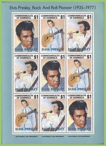 Dominica 1992 ? Elvis Presley Souvenir sheet MNH - Picture 1 of 1