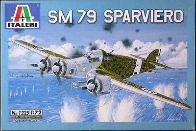 ✅ITALERI 1225 - Scala 1:72 SM 79 Sparviero - Immagine 1 di 4