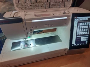 Janome Memory Craft 15000 Sewing And Embroidery Machine - Serviced And Complete - Picture 1 of 19