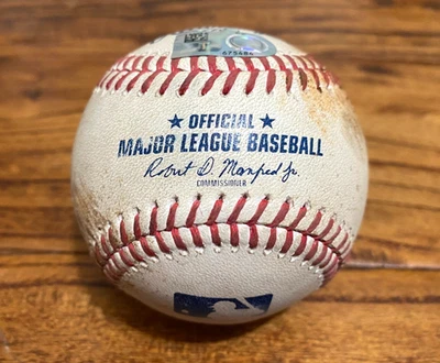 Cody Bellinger Yankees Game Used Baseball 9/3/2025 vs Astros Kaleb Ort MLB Auth - Image 1 of 4