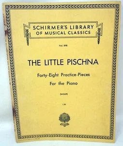 SCHIRMER'S Vol. Libro de música 898 The Little Pischna para piano 1939 - Imagen 1 de 2
