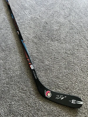 Palo de hockey autografiado firmado por Jason Spezza Ottawa Senators certificado de autenticidad PSA Foto 1 de 2