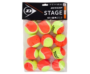 Dunlop Stage 2 Orange Ball 12 Pack - Picture 1 of 1