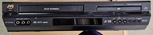 JVC HR-XVC30U VCR DVD Combo Video Recorder Player Tested Working No Remote