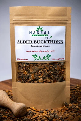 Alder Buckthorn Tea Bark Dried Herb (Frangula alnus) Kruszyna kora 50g