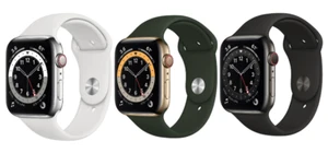 Apple Watch Series 6 40mm (GPS + Cellular) Stainless Steel Case - Good - Picture 1 of 16