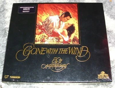Gone With the Wind 50th Anniversary 1989 NEW & SEALED 2 VHS Box Set  - Image 1 of 4