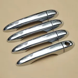 For Jeep Cherokee KL 2014-2021 Chrome Door Handle Molding Covers Accessories - Picture 1 of 7