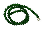 Pierre précieuse verte hydro quartz forme ronde perles 6 mm brin 16 pouces avec collier verrou