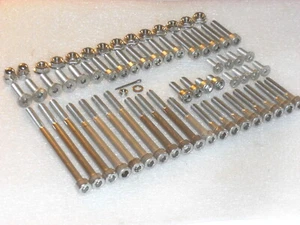 Honda CBX1000 Engine Covers Stainless Steel Allen Bolt Screw Kit 63pcs DIN912 A2 - Picture 1 of 5