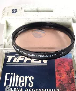 TiFFEN 62mm Warm Pro-Mist 1 62WPM1 62 mm E62 Authentic Warming Soften Skin USA - Picture 1 of 6