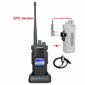 Radioaficionado DMR Ailunce HD1 GPS Walkie Talkie IP67 Doble Banda y Adaptador Kenwood 2 PIN - Imagen 1 de 12