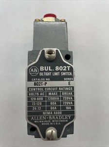 ALLEN BRADLEY 802T-P OILTIGHT LIMIT SWITCH W/ Z-36379 OPERATOR HEAD - Picture 1 of 7