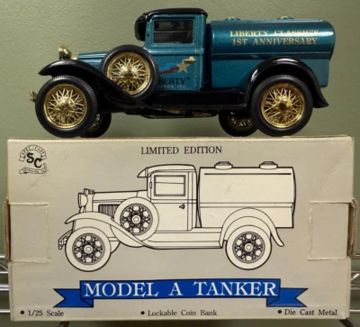 Banco de monedas Liberty Classics 1er aniversario edición limitada Ford modelo A Tanker Foto 1 de 3
