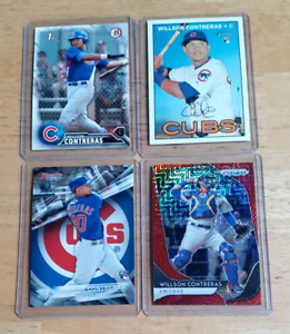 Willson Contreras LOT (4) Rookies/ 1ST Bowman/ Best RC /Heritage/ RED PRIZM #/99