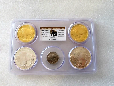 2006 USA $50 DOLLARS GOLD BUFFALO PCGS PR69DC EAGLE 1 x 2 TR. OZ. - Image 1 of 4