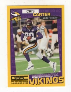 1998 POLICE CRIME PREVENTION MINNESOTA VIKINGS CRIS CARTER #4 - Picture 1 of 4