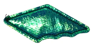 Aufnäher zum Aufnähen für Kleidung Rucksäcke Hüte Jacken KLASSIKER grün Symbol BASTELN A41 - Bild 1 von 3