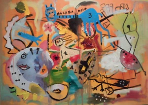 Balabanda: oil painting on canvas panel (19" x 27") - Picture 1 of 1