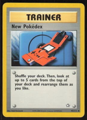 Pokemon TCG Neo Genesis #095/111 New Pokedex LP - Image 1 of 2