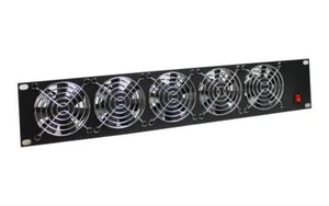 Unité de Ventilateur 19'' 2U avec 5x 80x80x25mm 12V DC Ventilateurs Ventilation Serveur - Photo 1/1