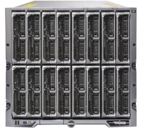 Dell PowerEdge M1000E Chassis W/ 16x M620 Blade Server 32x E5-2640 512GB Ram - Picture 1 of 1