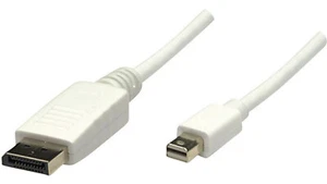 Manhattan Premium Mini DisplayPort-Kabel weiß 2 Meter NEU* OVP* ⭐️⭐⭐️⭐⭐️ - Bild 1 von 2