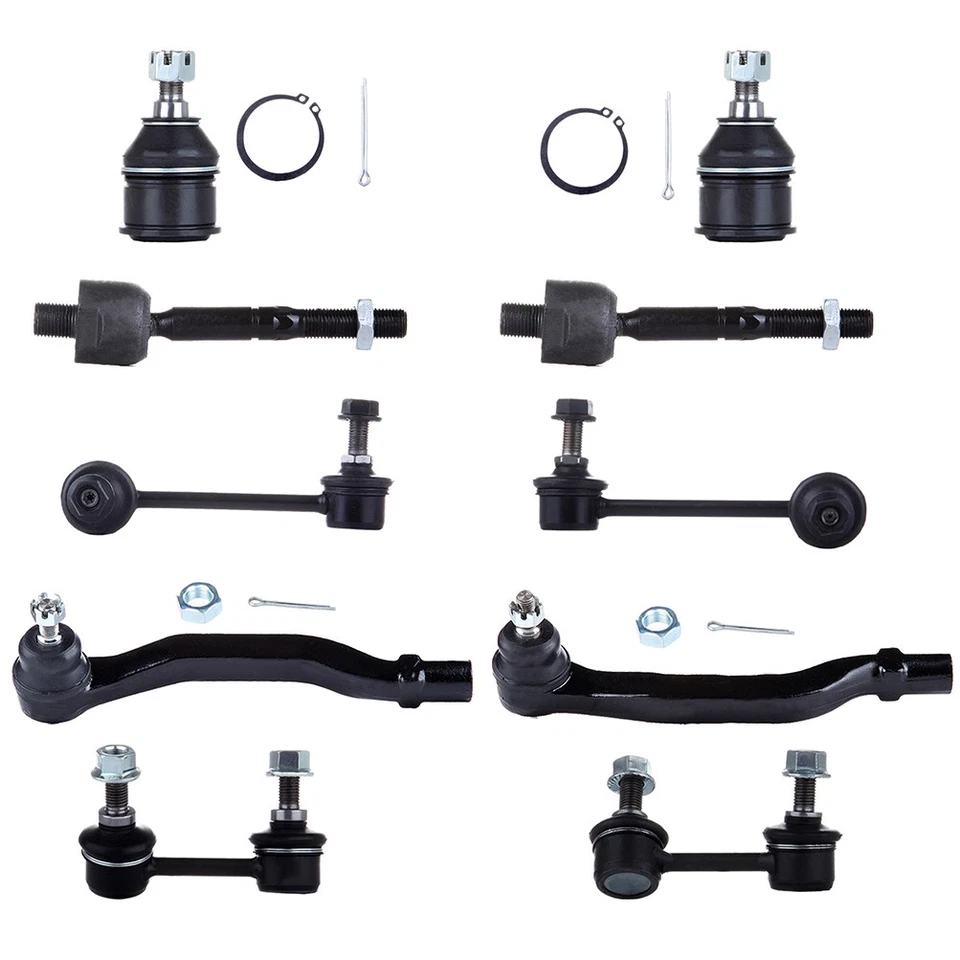 10x Front & Rear Sway Bars Tie Rods Lower Ball Joints For Acura TL & CL K9643 - Изображение 1 из 4