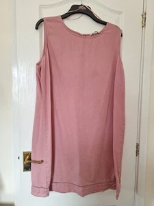 Pink linen shift dress by TU size 20 - Picture 1 of 2